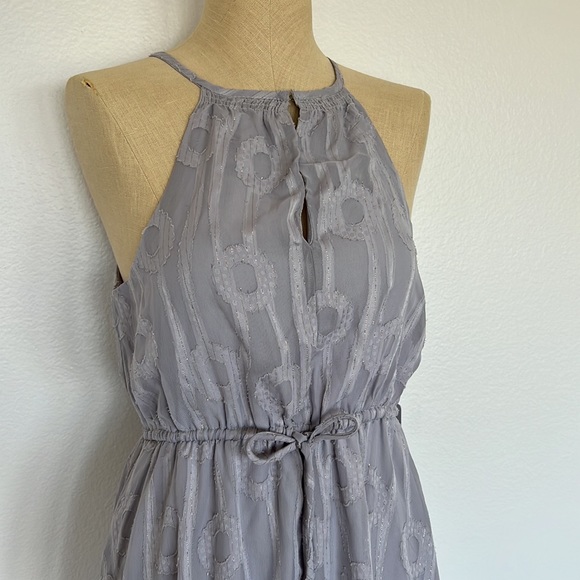 Elizabeth Crosby Charlize Dress Grey Size S - Picture 2 of 9